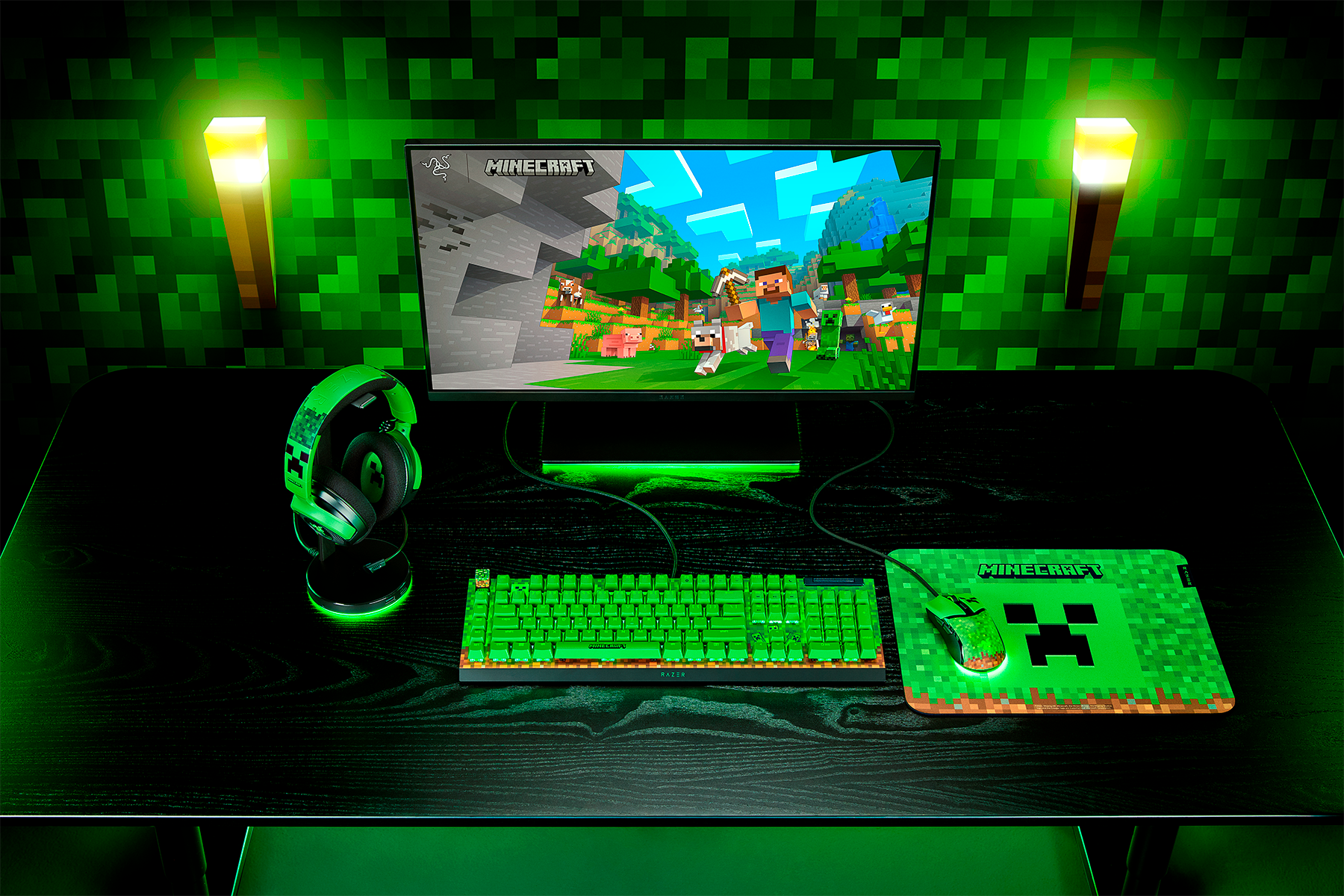 Minecraft Casio Nueva Colección Razer Minecraft - La Cacharrería Tecnológica